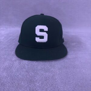 New Era Michigan State Fitted Cap. Worn once. Used like New
